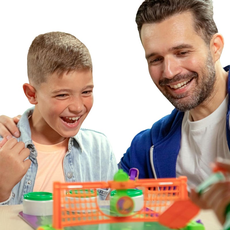 MOOSE Pickleball Blast - The Pickle Smackdown Game, Players Will Love to Smash The Wildly Wiggling Pickle with Their Pickleball Paddle & Try to Flip Over The Pickle Jar Lids to Win, for 2 People, Aged 6+ - Image 5